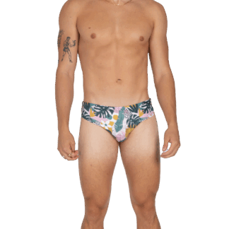 Men’s Polyester Spandex Swim Brief