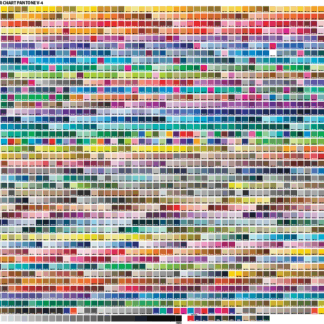 Pantone V-5 Color Chart - 90 Poly Fleece