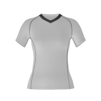 Fight Women's Rashguard Short Sleeve - 6 Panel
